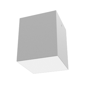Светодиодный светильник VARTON DL-Box накладной 15 Вт 3000 К 140x140x170 мм RAL9003 белый муар с рассеивателем опал